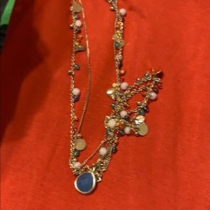 Gorgeous Talbot multicolored 36” two row necklace